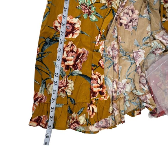 Xhilaration Women Maxi Sundress SZ S Floral Ruffle Tiered Strappy Sleeveless NWT - Picture 6 of 14